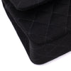 Chanel Classic Double Flap Bag Medium Jersey Schwarz Mademoiselle PHW