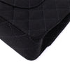 Chanel Classic Double Flap Bag Medium Jersey Schwarz Mademoiselle PHW