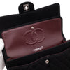 Chanel Classic Double Flap Bag Medium Jersey Schwarz Mademoiselle PHW