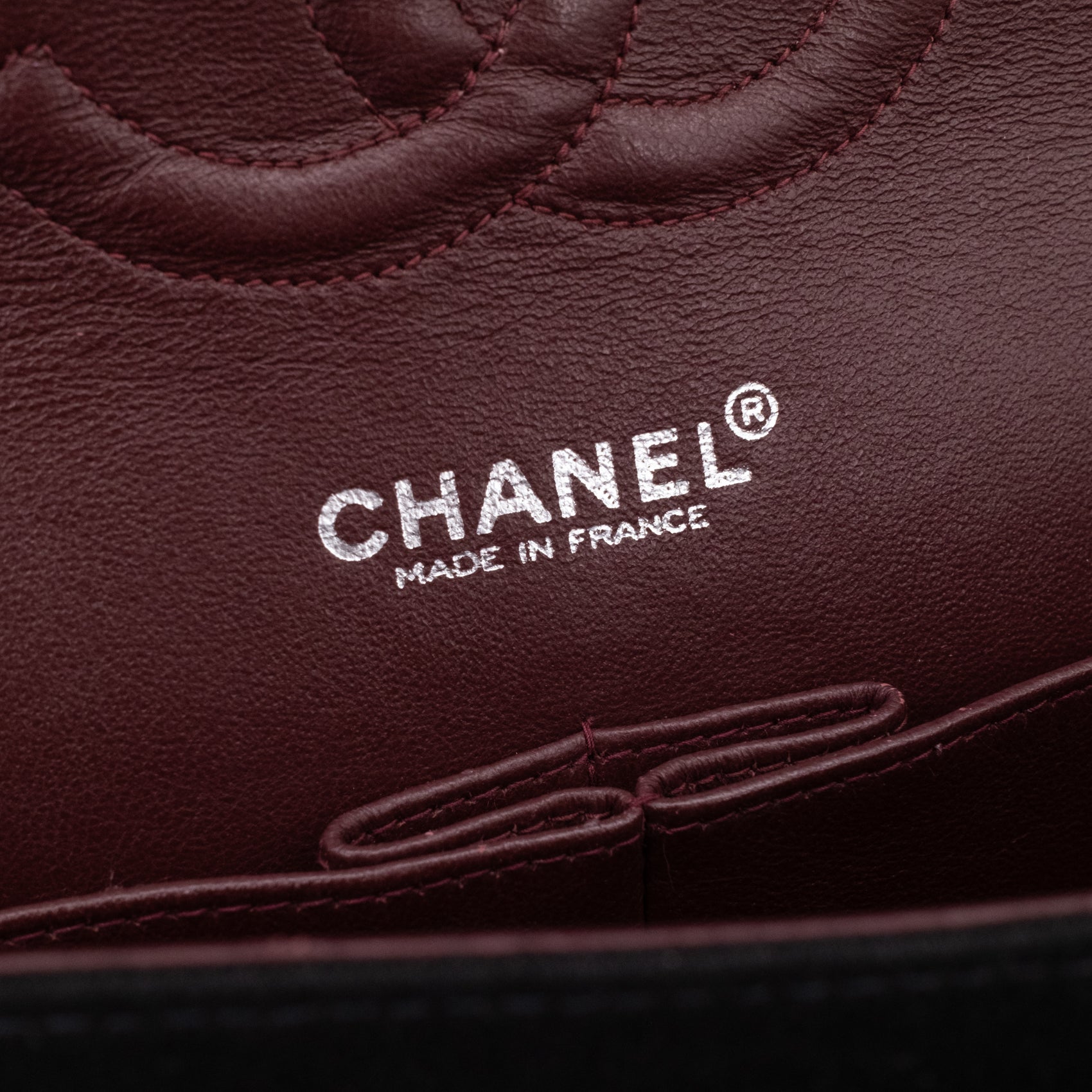 Chanel Classic Double Flap Bag Medium Jersey Schwarz Mademoiselle PHW