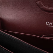 Chanel Classic Double Flap Bag Medium Jersey Schwarz Mademoiselle PHW