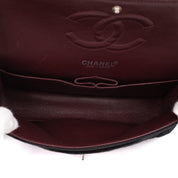 Chanel Classic Double Flap Bag Medium Jersey Schwarz Mademoiselle PHW