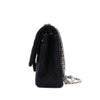 Chanel Classic Double Flap Bag Medium Jersey Schwarz Mademoiselle PHW