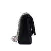 Chanel Classic Double Flap Bag Medium Jersey Schwarz Mademoiselle PHW