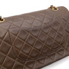 Chanel Classic Double Flap Medium Lammleder Khaki Braun GHW 24k