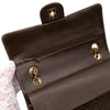 Chanel Classic Double Flap Medium Lammleder Khaki Braun GHW 24k
