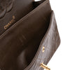 Chanel Classic Double Flap Medium Lammleder Khaki Braun GHW 24k