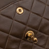 Chanel Classic Double Flap Medium Lammleder Khaki Braun GHW 24k