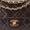 Chanel Classic Double Flap Bag Small Lammleder Braun GHW 24k