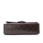 Chanel Classic Double Flap Bag Small Lammleder Braun GHW 24k