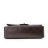 Chanel Classic Double Flap Bag Small Lammleder Braun GHW 24k