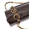 Chanel Classic Double Flap Bag Small Lammleder Braun GHW 24k
