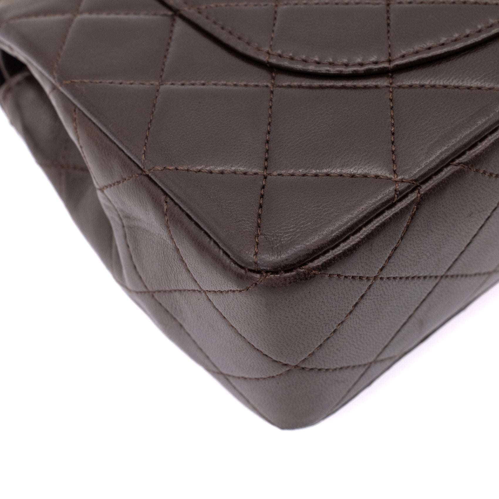 Chanel Classic Double Flap Bag Small Lammleder Braun GHW 24k