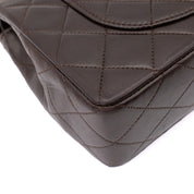 Chanel Classic Double Flap Bag Small Lammleder Braun GHW 24k