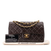 Chanel Classic Double Flap Bag Small Lammleder Braun GHW 24k