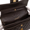 Chanel Classic Double Flap Bag Small Lammleder Braun GHW 24k
