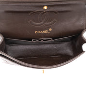 Chanel Classic Double Flap Bag Small Lammleder Braun GHW 24k