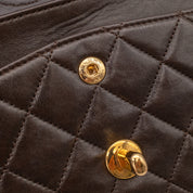 Chanel Classic Double Flap Bag Small Lammleder Braun GHW 24k