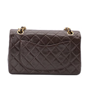 Chanel Classic Double Flap Bag Small Lammleder Braun GHW 24k
