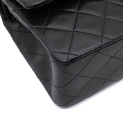 Chanel Classic Double Flap Medium Lammleder Schwarz GHW 24k