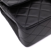 Chanel Classic Double Flap Medium Lammleder Schwarz GHW 24k