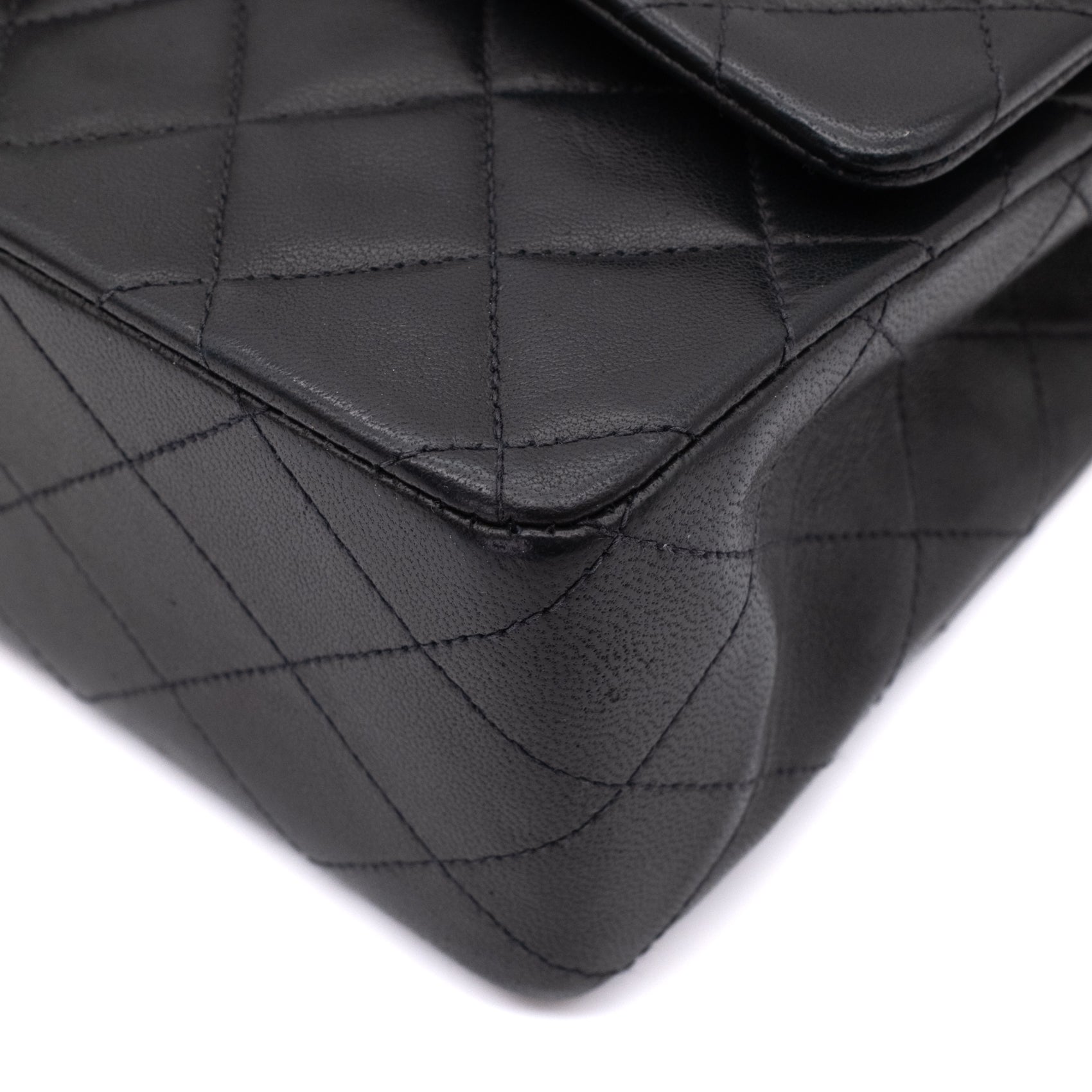 Chanel Classic Double Flap Medium Lammleder Schwarz GHW 24k