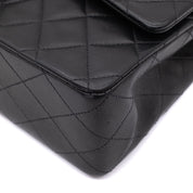 Chanel Classic Double Flap Medium Lammleder Schwarz GHW 24k