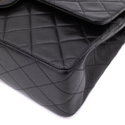 Chanel Classic Double Flap Medium Lammleder Schwarz GHW 24k