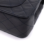 Chanel Classic Double Flap Small Lammleder Dunkelblau GHW 24k