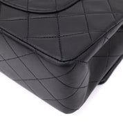 Chanel Classic Double Flap Medium Lammleder Schwarz GHW 24k