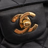 Chanel Classic Double Flap Medium Lammleder Schwarz GHW 24k