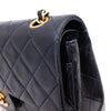 Chanel Classic Double Flap Small Lammleder Dunkelblau GHW 24k