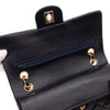 Chanel Classic Double Flap Small Lammleder Dunkelblau GHW 24k