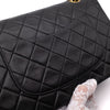 Chanel Classic Double Flap Medium Lammleder Schwarz GHW 24k