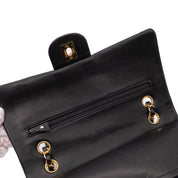 Chanel Classic Double Flap Medium Lammleder Schwarz GHW 24k