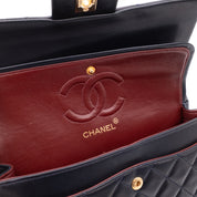 Chanel Classic Double Flap Small Lammleder Dunkelblau GHW 24k