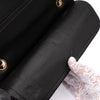 Chanel Classic Double Flap Medium Lammleder Schwarz GHW 24k