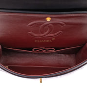 Chanel Classic Double Flap Small Lammleder Dunkelblau GHW 24k