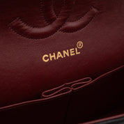 Chanel Classic Double Flap Medium Lammleder Schwarz GHW 24k