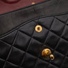 Chanel Classic Double Flap Medium Lammleder Schwarz GHW 24k