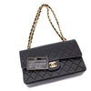Chanel Classic Double Flap Medium Lammleder Schwarz GHW 24k