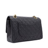 Chanel Classic Double Flap Medium Lammleder Schwarz GHW 24k
