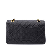 Chanel Classic Double Flap Medium Lammleder Schwarz GHW 24k