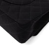 Chanel Classic Double Flap Medium Jersey Schwarz Mademoiselle PHW