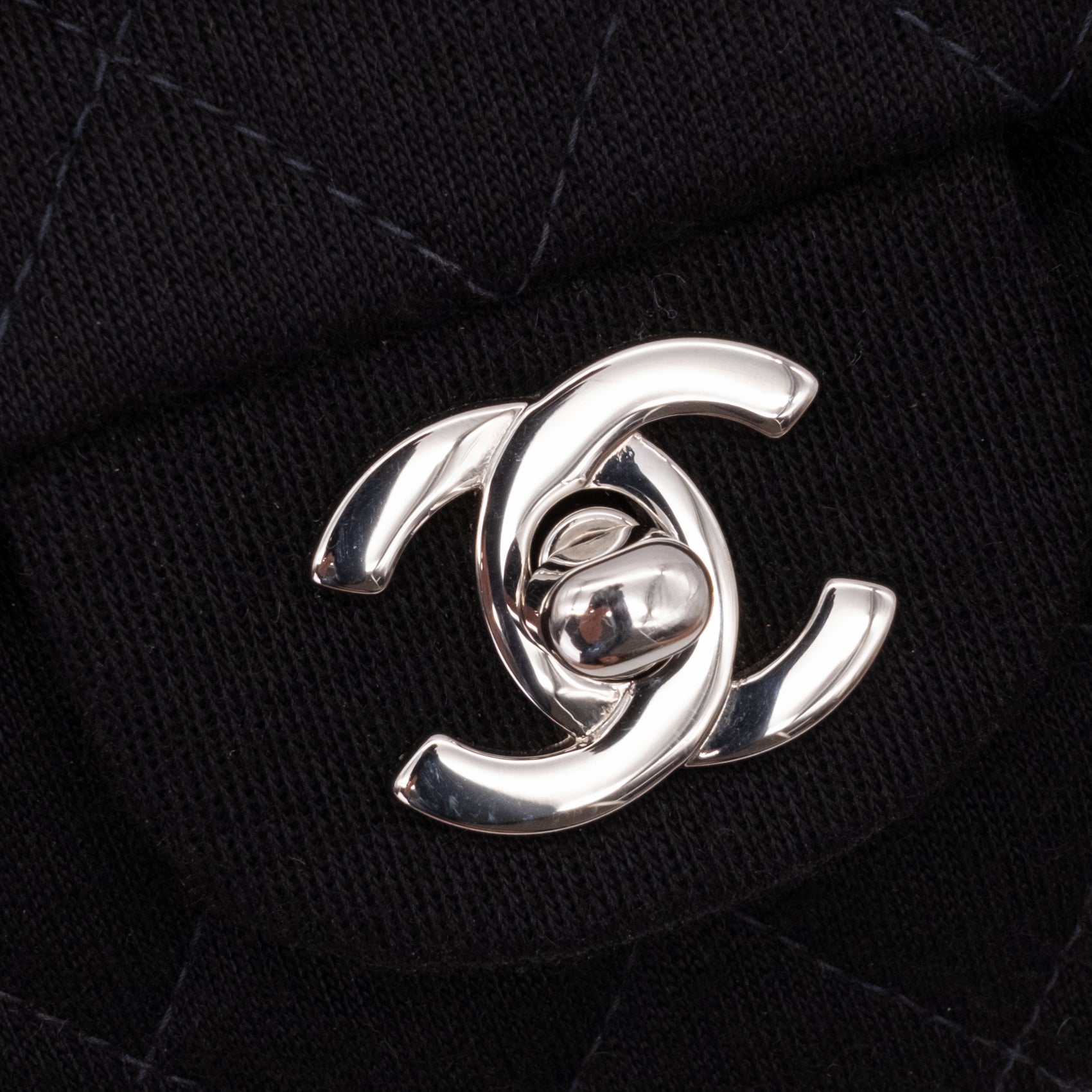Chanel Classic Double Flap Medium Jersey Schwarz Mademoiselle PHW