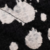 Chanel Classic Double Flap Medium Chevron Tweed Paint Splatter Black White