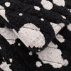Chanel Classic Double Flap Medium Chevron Tweed Paint Splatter Black White