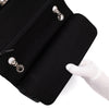 Chanel Classic Double Flap Medium Jersey Schwarz Mademoiselle PHW