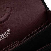 Chanel Classic Double Flap Medium Jersey Schwarz Mademoiselle PHW