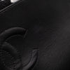 Chanel Classic Double Flap Medium Chevron Tweed Paint Splatter Black White